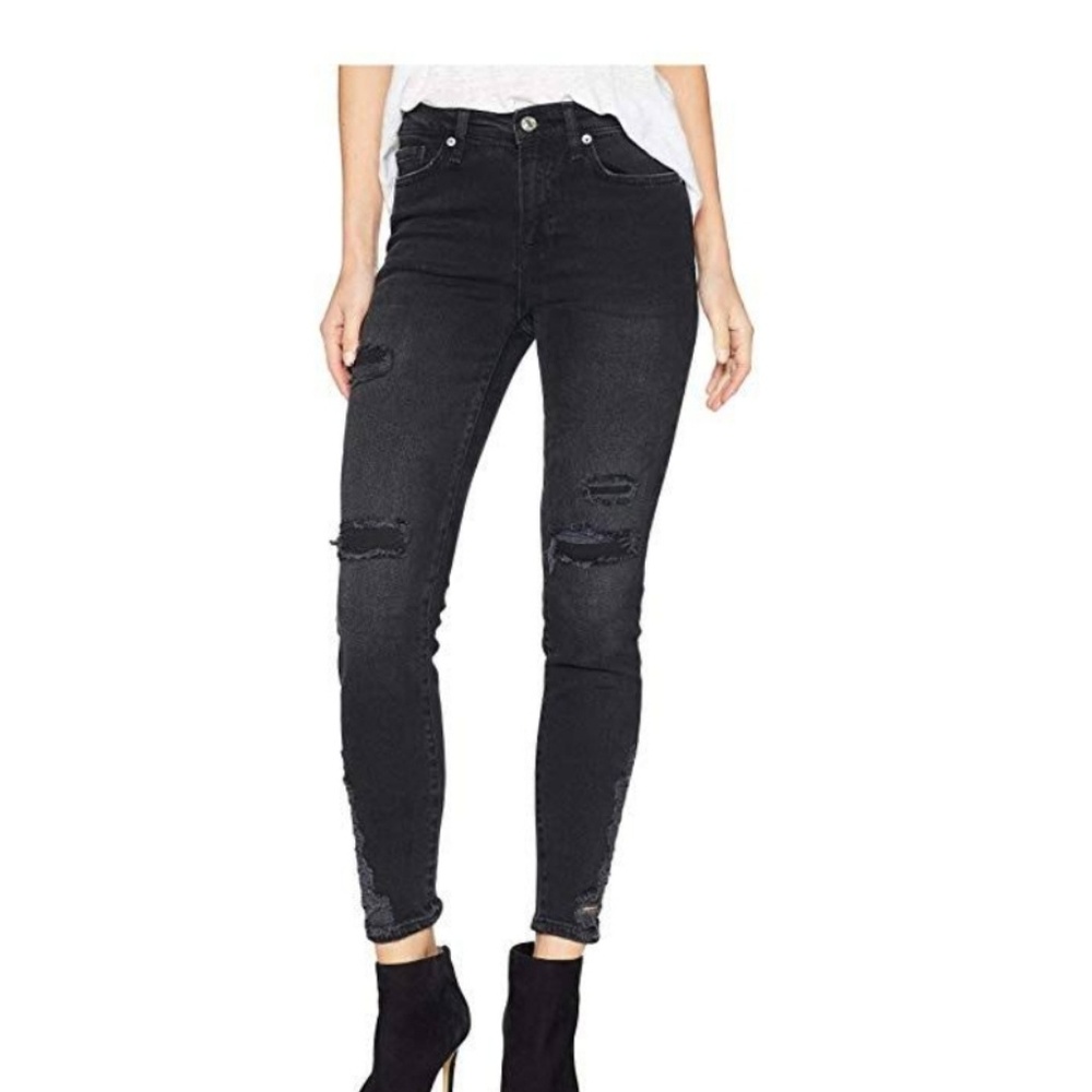FREE PEOPLE Destroyed Denim